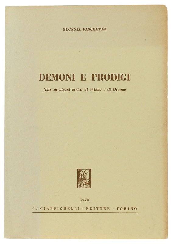 DEMONI E PRODIGI - note su alcuni scritti di Witelo … | Immagine principale