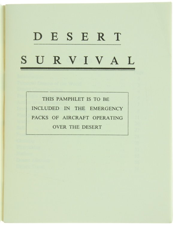 DESERT SURVIVAL.