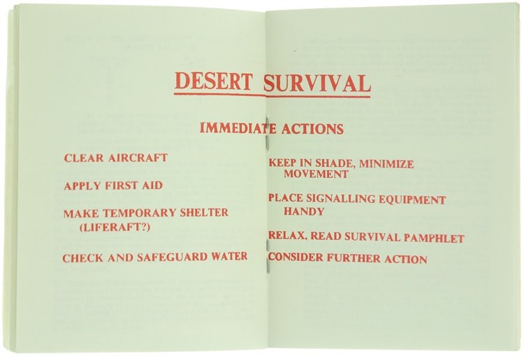 DESERT SURVIVAL.