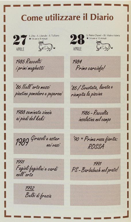 DIARIO DEL GENTILUOMO DI CAMPAGNA.