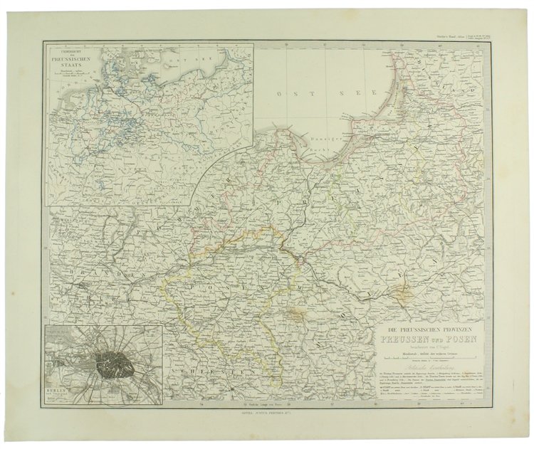 DIE PREUSSISCHEN PROVINZEN PREUSSEN UND POSEN bearbeitet von C.Vogel.