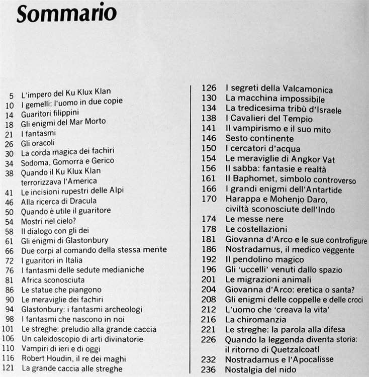 DIMENSIONE X - I Misteri dell'uomo, della terra e dello …