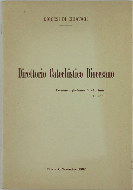 DIRETTORIO CATECHISTICO DIOCESANO.