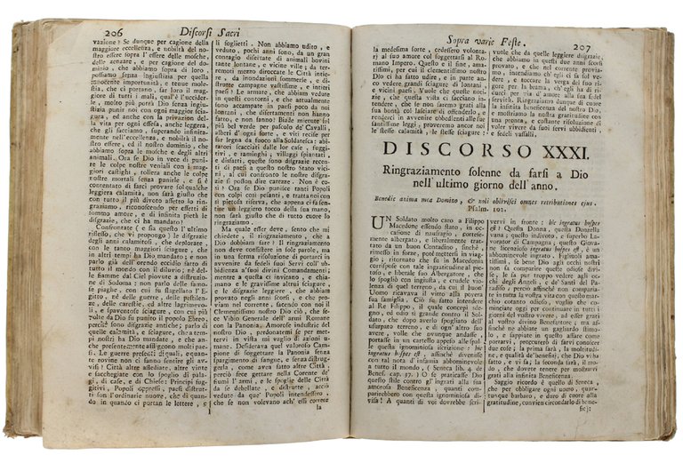 DISCORSI SACRI SOPRA VARIE FESTE, DIVOZIONI, ED ALTRE MATERIE MORALI. …
