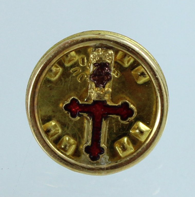 DISTINTIVO Ordine Militare Ospedaliero S.Giorgio in Carinzia - diametro 12 …