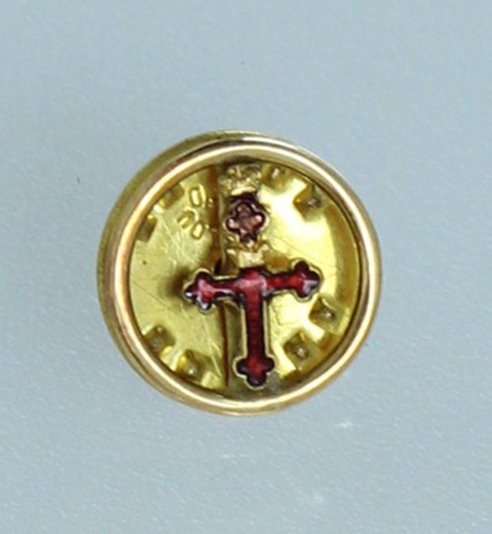 DISTINTIVO Ordine Militare Ospedaliero S.Giorgio in Carinzia - diametro 12 …