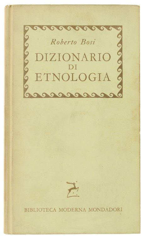 DIZIONARIO DI ETNOLOGIA.