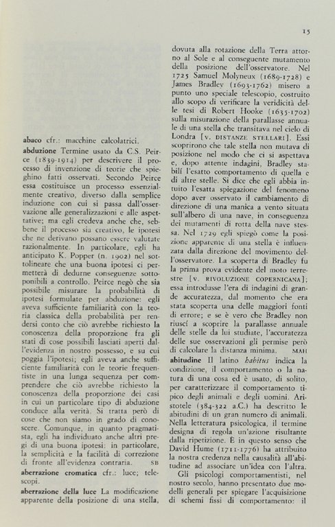 DIZIONARIO DI STORIA DELLA SCIENZA [ottimo stato]