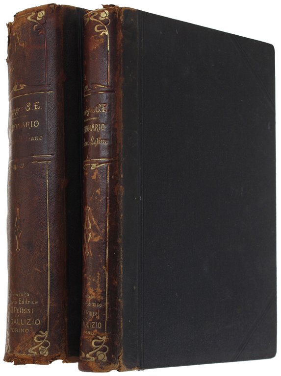DIZIONARIO DELLA LINGUA LATINA. Vol. I. Latino-Italiano - Vol. II. …