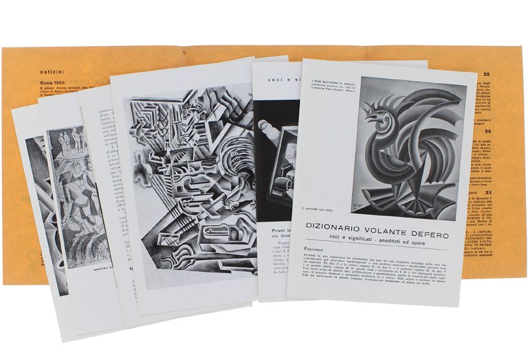 DIZIONARIO VOLANTE DEPERO - SECONDO GRUPPO. Voci e significati. Aneddoti …