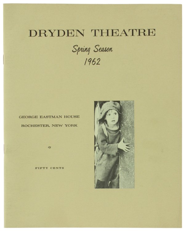DRYDEN THEATRE. Spring Season 1962.