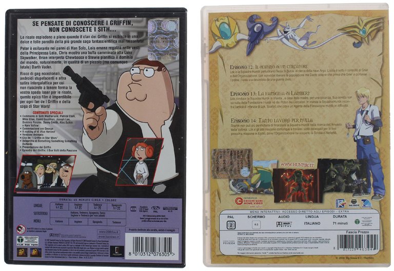 DVD PER RAGAZZI: LOTTO DI 6 FILM con audio italiano.