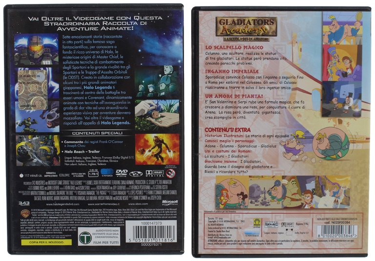 DVD PER RAGAZZI: LOTTO DI 6 FILM con audio italiano.