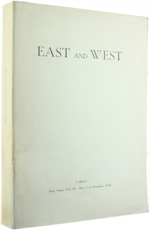 EAST AND WEST. New Series, vol. 28 - Nos. 1-4 …