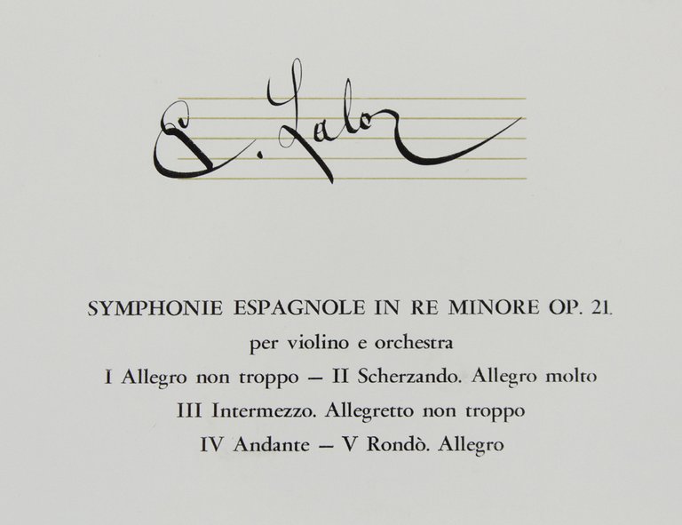 EDOUARD LALO - 2 dischi NUOVI nei fascicoli NUOVI: (Fabbri …