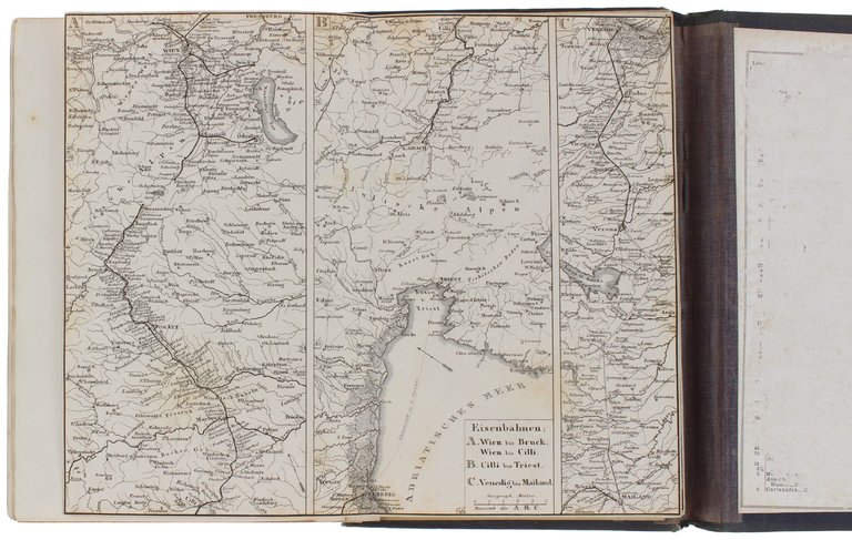 EISENBAHN-ATLAS IN XV KARTEN. GRATIS-ZUGABE ZU DIEZ REISERKARTE [Original ediition: … | Immagine Gallery 12