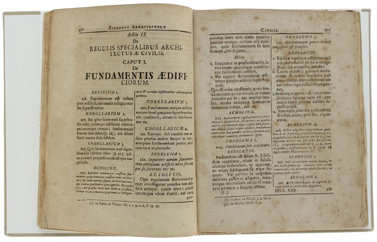 ELEMENTA ARCHITECTURAE CIVILIS.