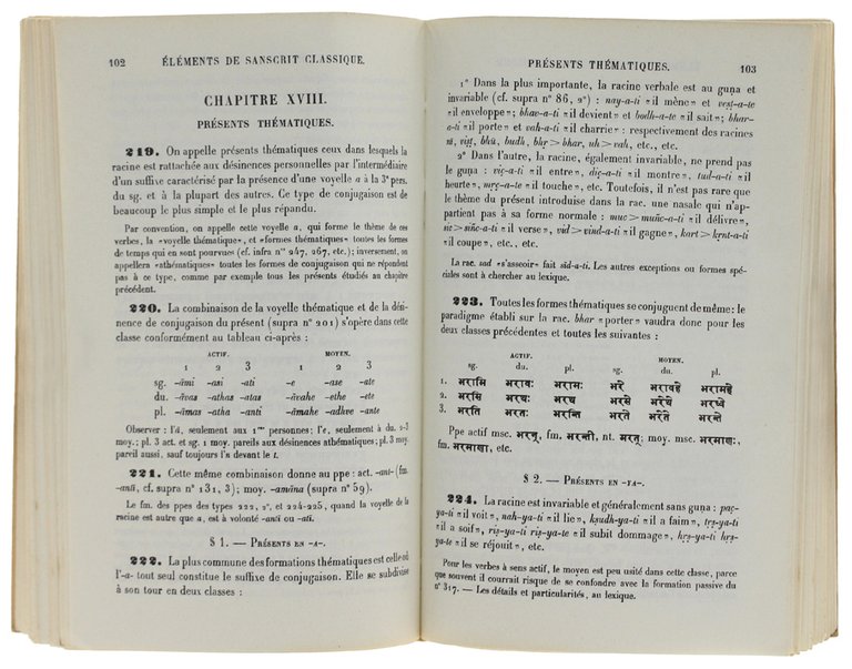 ELEMENTS DE SANSCRIT CLASSIQUE.