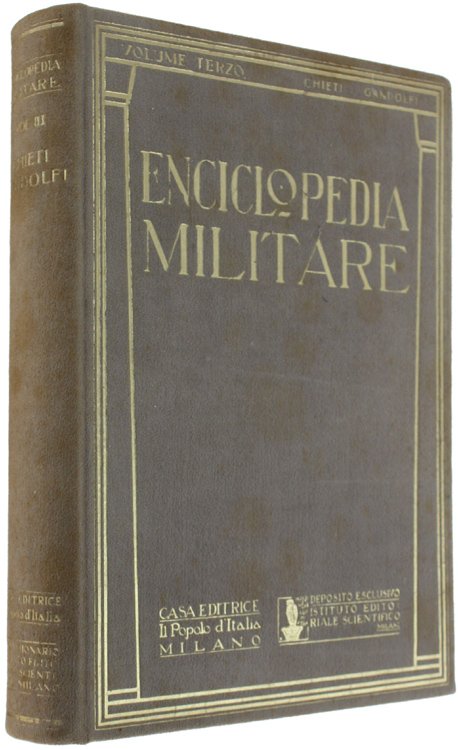 ENCICLOPEDIA MILITARE. Volume 3.