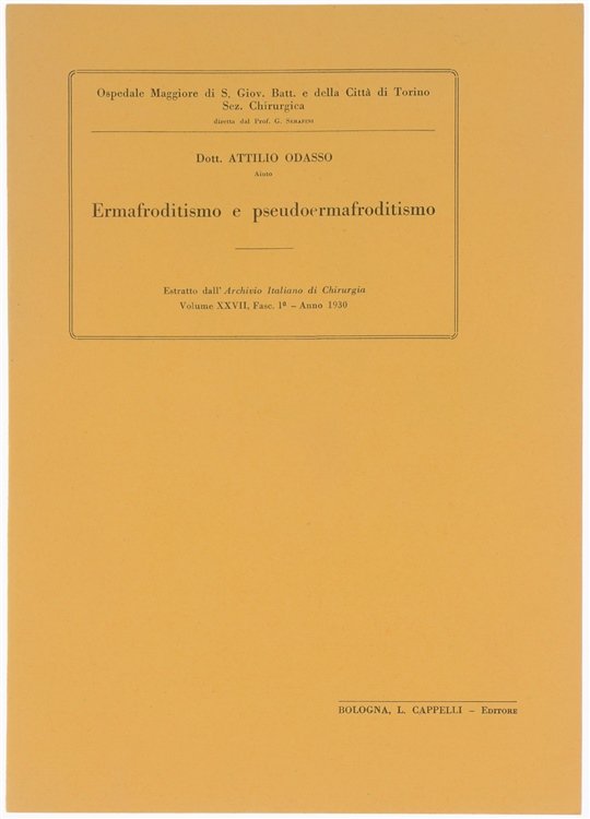 ERMAFRODITISMO E PSEUDOERMAFRODITISMO.