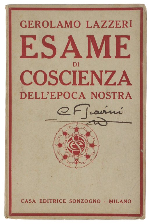 ESAME DI COSCIENZA DELL'EPOCA NOSTRA.
