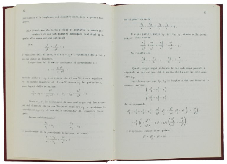 ESERCIZI DI GEOMETRIA ANALITICA completamente risolti.