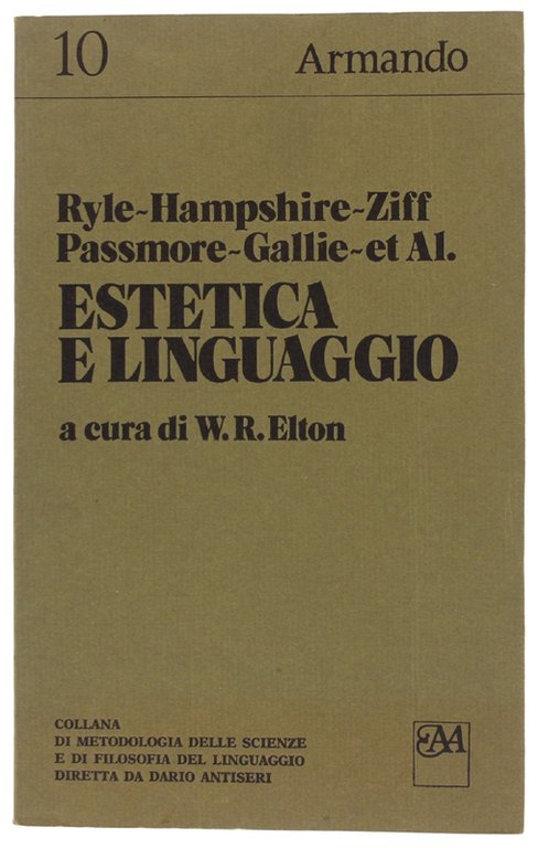 ESTETICA E LINGUAGGIO.
