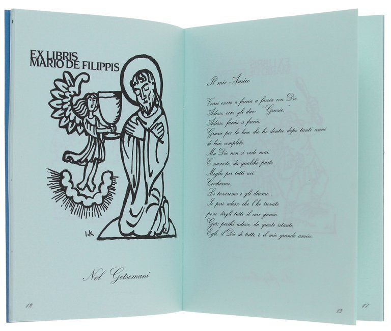 EX-LIBRIS D'ARTISTA dedicati a Mario Defilippis. Collezione di 46 libretti.