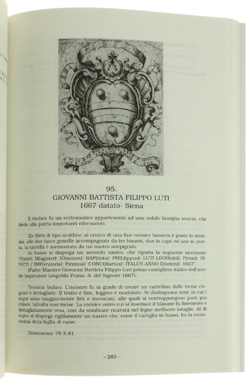 EX LIBRIS ITALIANI DEI SECOLI XVI E XVII - Origine …
