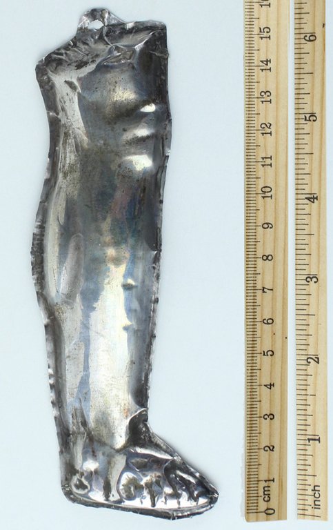 EX VOTO VINTAGE ARGENTATO CM 16 | Immagine Gallery 5