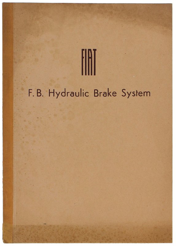 F.B. HYDRAULIC BRAKE SYSTEM