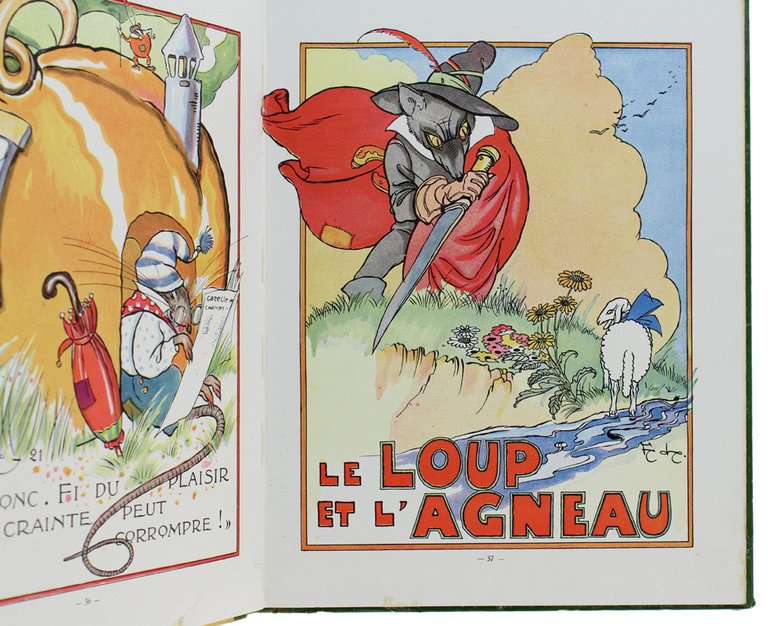 FABLES de La Fontaine. Illustrations de Félix Lorioux