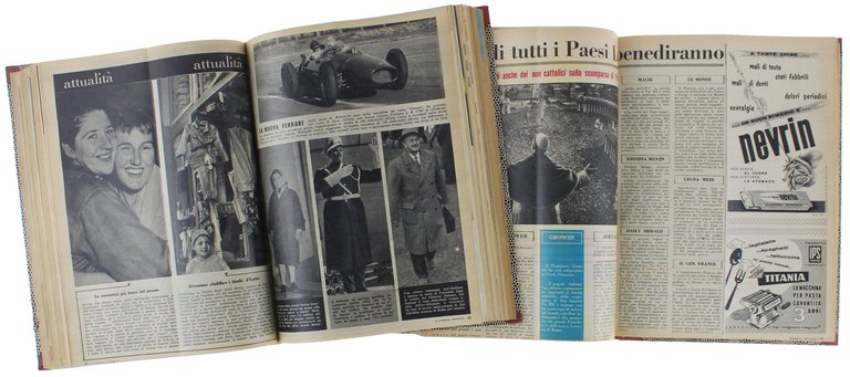 FAMIGLIA CRISTIANA : annata 1958 completa rilegata in 2 volumi