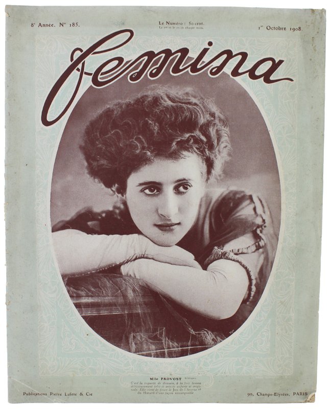 FEMINA. 8e année, N. 185, 1er octobre 1908