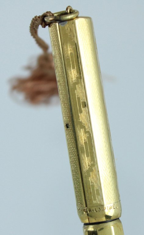 FENDOGRAPH penna stilografica vintage (1930 ca.), laminata oro, pennino Oro …