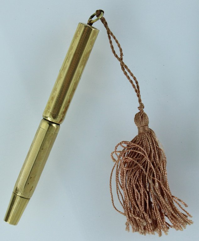FENDOGRAPH penna stilografica vintage (1930 ca.), laminata oro, pennino Oro …