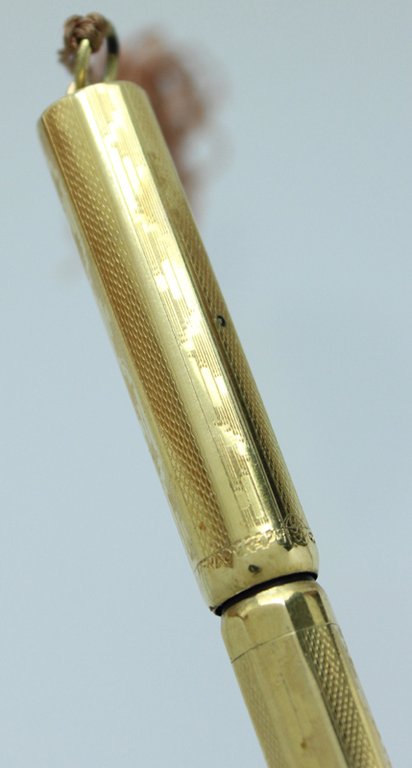 FENDOGRAPH penna stilografica vintage (1930 ca.), laminata oro, pennino Oro …