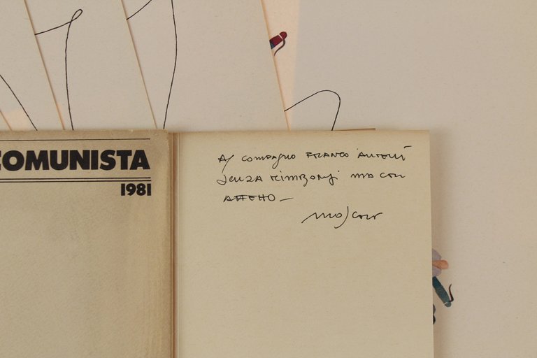 FESTA DELLA STAMPA COMUNISTA 1981 [con autografo dell'Artista]