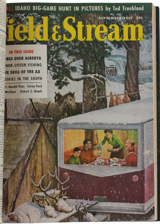 FIELD & STREAM - Volume LXII/1957 complete (12 issues bound …