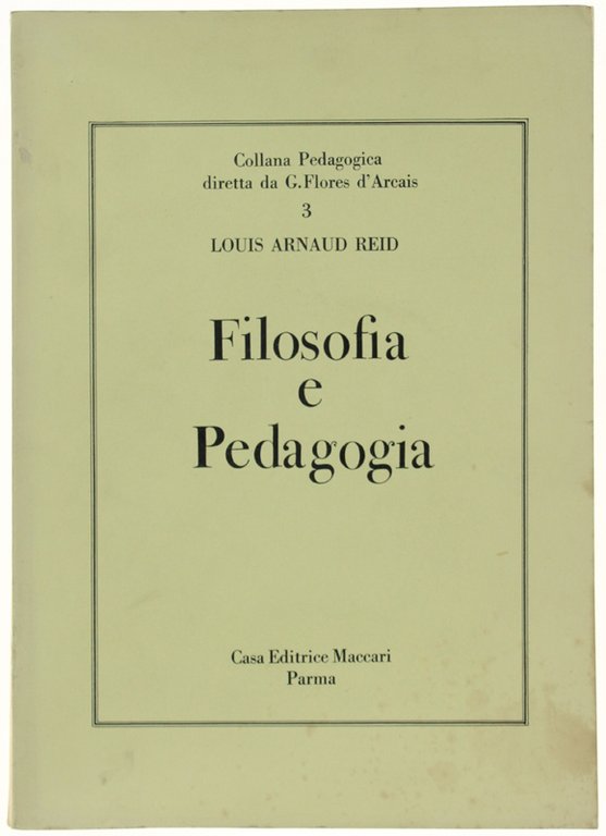 FILOSOFIA E PEDAGOGIA.
