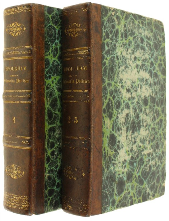FILOSOFIA POLITICA DI LORD ENRICO BROUGHAM tradotta da Paolo Emiliani-Giudici …