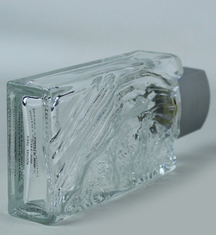 FLACONE (vuoto) AFTERSHAVE EAU DE ROCHAS HOMME 100 ml vintage