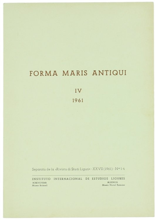 FORMA MARIS ANTIQUI IV.