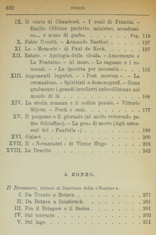 FRA UN SIGARO E L'ALTRO (Chiacchiere di Fantasio). A ZONZO