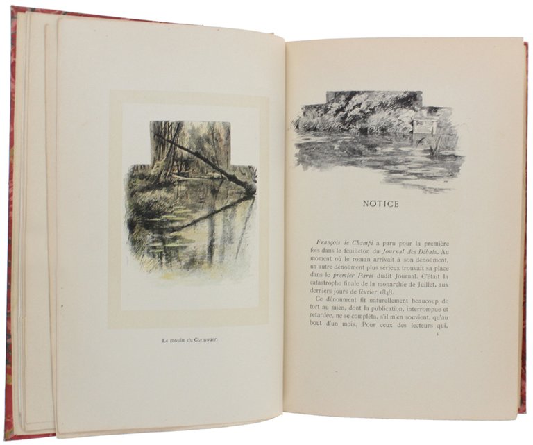 FRANÇOIS LE CHAMPI. Dessins et acquarelles de Eugène Burnand, gravure …