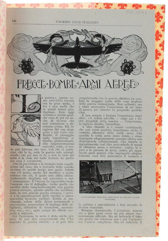 FRECCE BOMBE ARMI AEREE. Stralcio.