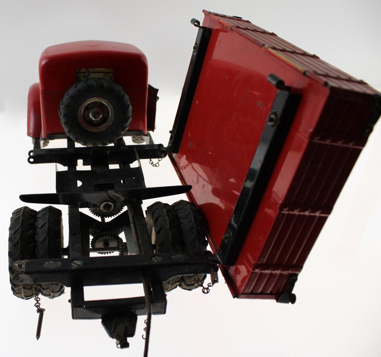 GAMA 501 TRUC CAMION vintage in latta, motore a molla …