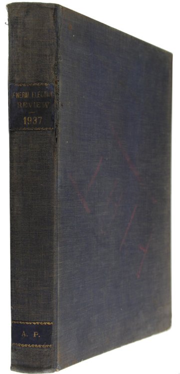 GENERAL ELECTRIC REVIEW - Volume 40 - 1937.