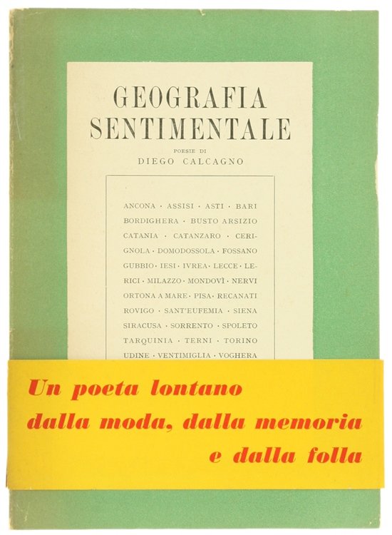 GEOGRAFIA SENTIMENTALE. Poesie.
