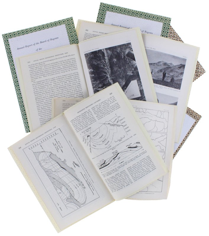 GEOLOGIA E MINERALOGIA, saggi e ricerche particolari. Collezione di 10 …